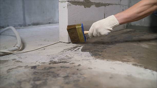 SJ Waterproofing Pros Interior Drainage System coverage map for Deerfield, WI and surrounding area